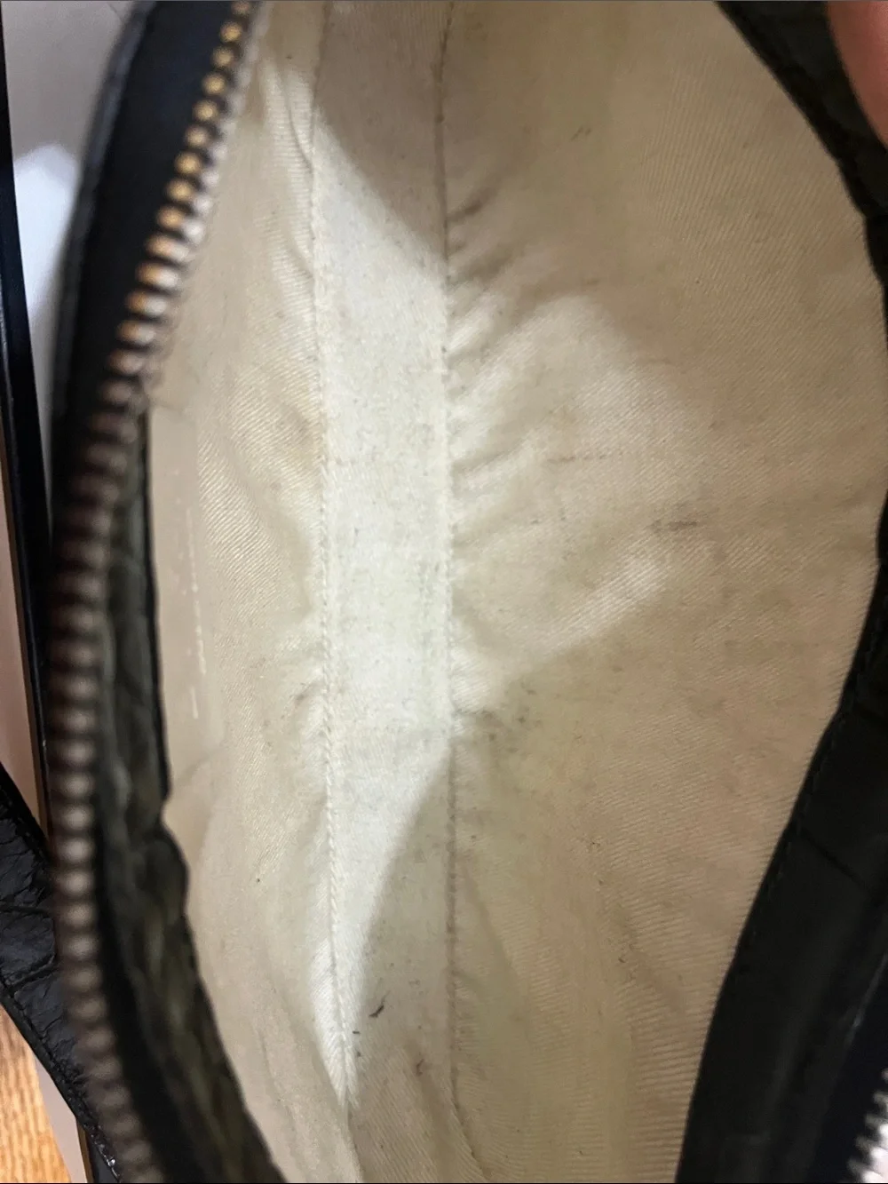 By Far Rachel Black Croc-Embossed Shoulder Bag